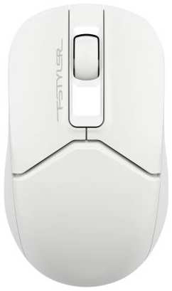 Мышь A4Tech Fstyler FB12S белый оптическая (1200dpi) silent беспроводная BT/Radio USB (2but) 2034058882