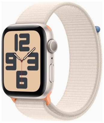 Смарт-часы Apple Watch SE 2023 A2723 44мм OLED корп.сияющая звезда Sport Loop рем.сияющая звезда разм.брасл.:145-220мм (MRE63LL/A) 2034059124