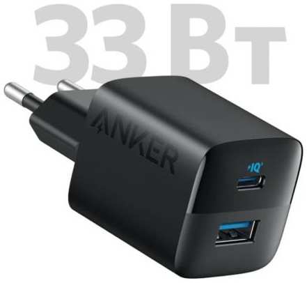 Сетевой адаптер ANKER 323 Charger USB USB-C 2.4А черный 2034059961