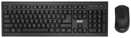 Клавиатура + мышь Acer OKR120 клав:черный мышь:черный USB беспроводная 2034062974