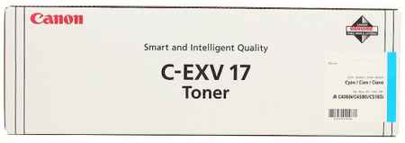 Тонер-картридж Canon iR C4080i/4580i С-EXV17/GPR-21 cyan (туба 460г) ELP Imaging® 2034063551