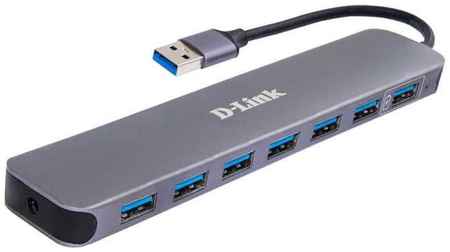 Концентратор USB 3.0 D-Link DUB-1370/B2A 7 x USB 3.0 черный 2034064276