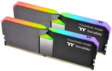 Оперативная память для компьютера 64Gb (2x32Gb) PC4-28800 3600MHz DDR4 DIMM CL18 Thermaltake TOUGHRAM XG RGB R016R432GX2-3600C18A