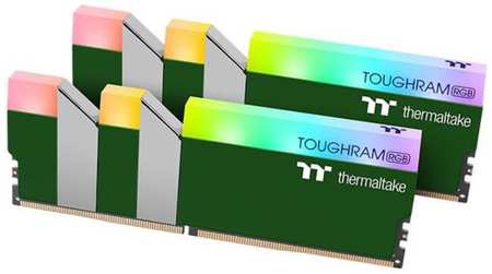 Оперативная память для компьютера 16Gb (2x8Gb) PC4-28800 3600MHz DDR4 DIMM CL18 Thermaltake TOUGHRAM RGB RG28D408GX2-3600C18A 2034066424