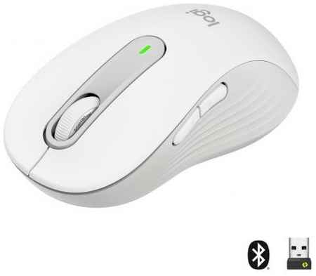Мышь беспроводная Logitech Signature M650 L белый серый USB + Bluetooth 910-006238 2034066809
