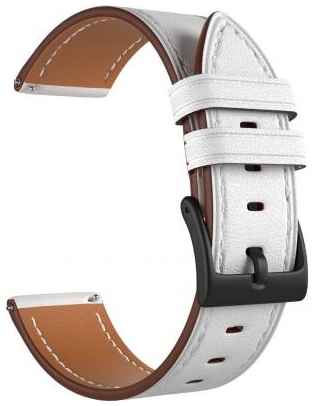 Универсальный кожаный ремешок для часов 22 mm LYAMBDA NEMBUS LWA-S41-22-WH White 2034066820