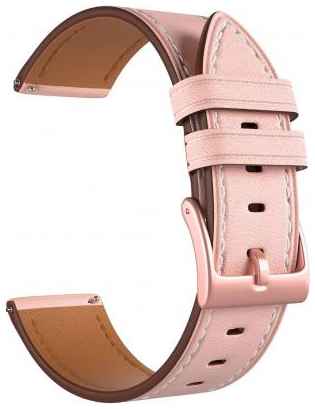 Универсальный кожаный ремешок для часов 22 mm LYAMBDA NEMBUS LWA-S41-22-PK Pink 2034066829