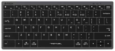 Клавиатура беспроводная A4TECH FBX51C USB + Bluetooth серый 2034067800