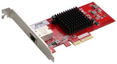 D-Link DXE-810T/B1A Сетевой PCI Express адаптер с 1 портом 10GBase-T (458194) 2034069411