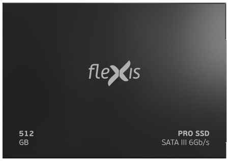 Твердотельный накопитель 512GB SATA3 6Гб/с TLC, Phison S12, серия PRO, Flexis 2034069540