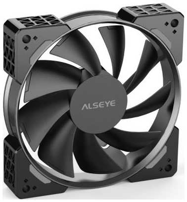 ALSEYE N12 Pro Fan Kit 120 x 120 x 25mm,Voltage: DC 12V,Current:0.18A,Fan Speed:1300R.P.M,Max Air Flow:41.52CFM,Max Static Pressure:0.79mm/H2O,Noise Level :2