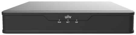 UNV Видеорегистратор IP 4-х канальный 4K с 4 PoE портами и разрешением записи до 4К, мет. корпус