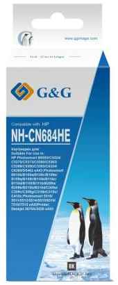 Картридж струйный G&G NH-CN684HE/CB321HE черный (21.6мл) для HP Photosmart B8553/C5324/C5370/C5373/C5380/C5383 2034072089