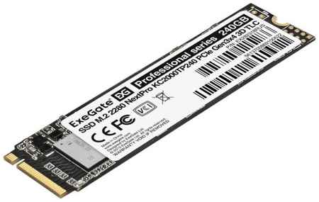ExeGate SSD M.2 2280 240GB ExeGate NextPro KC2000TP240 (PCIe Gen3x4, NVMe, 22x80mm, 3D TLC) [EX282318RUS] 2034074908