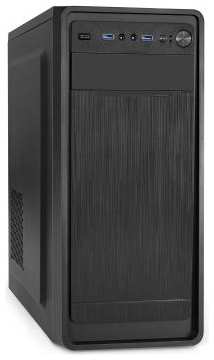 Корпус Miditower ExeGate XP-332UC-XP450 (ATX, XP450 с вент. 12см, 2*USB3.0+1*TypeC, аудио, )