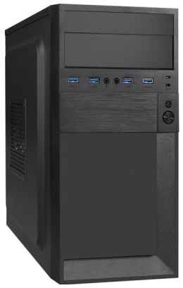 Корпус Minitower ExeGate BAA-105U4-01-AAA350 (mATX, AAA350 с вент. 8см, 4*USB3.0, HD аудио, )