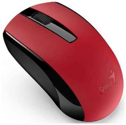 Мышь беспроводная Genius ECO-8100 красная (Red), 2.4GHz, BlueEye 800-1600 dpi, аккумулятор NiMH new package 2034075726