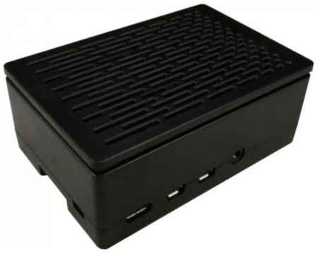 RA509 Корпус ACD Black ABS Case (Install 3010/3007 Fans or 3.5 Inch Touch Screen), совместим с креплением VESA Mount, for Raspberry PI 4B 2034079301