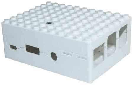RA181 Корпус ACD White ABS Plastic Building Block case for Raspberry Pi 3 B/B+ (CBPIBLOX-WHT) (494279) 2034079315
