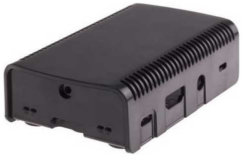 Raspberry Pi 3 Model B , 2-piece black case ASM-1900040-21 for Raspberry Pi 3 B/B+ , совместим с креплением VESA Mount (103-4300) 2034079320
