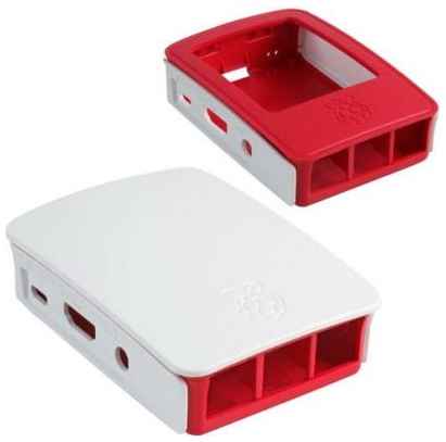 Raspberry Pi 3 Model B Official Case BULK, Red/White, для Raspberry Pi 3 Model B/B+ (909-8132) (480001) 2034079322