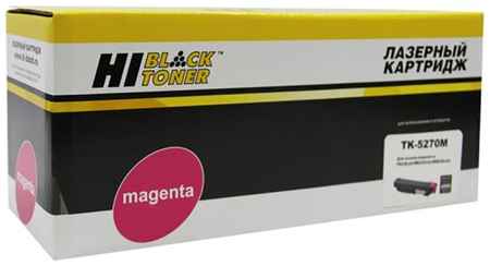 Тонер-картридж Hi-Black TK-5270M для Mita M6230cidn/M6630/P6230cdn 6000стр Пурпурный