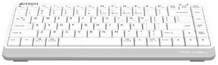 Клавиатура A4Tech Fstyler FBK11 белый/серый USB беспроводная BT/Radio slim 2034081156