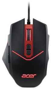 Мышь Acer Nitro NMW120 черный/красный оптическая (4200dpi) USB2.0 (8but) 2034081336