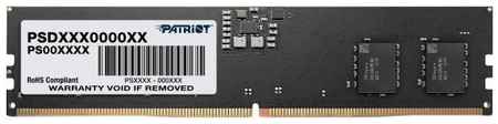 Оперативная память для компьютера 8Gb (1x8Gb) PC5-38400 4800MHz DDR5 DIMM Unbuffered CL40 Patriot Signature PSD58G480041 2034082456