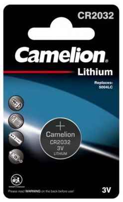 Camelion CR2032 BL-1 (CR2032-BP1, батарейка литиевая,3V) (1 шт. в уп-ке) 2034082514