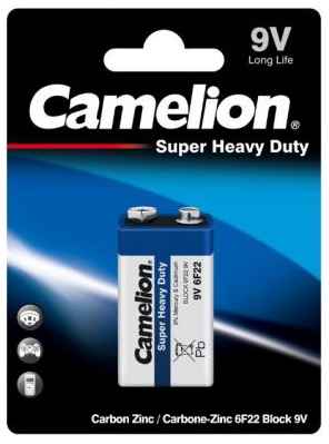 Camelion 6F22 Blue BL-1 (6F22-BP1B, батарейка,9В) (1 шт. в уп-ке) 2034082515