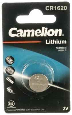 Camelion CR1620 BL-1 (CR1620-BP1, батарейка литиевая,3V) (1 шт. в уп-ке) 2034082517