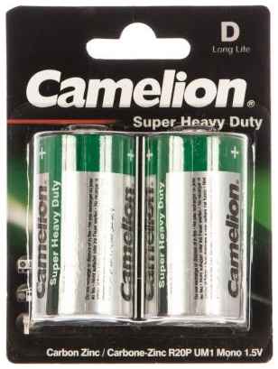 Camelion R20 BL-2 (R20P-BP2G, батарейка,1.5В) (2 шт. в уп-ке) 2034082545