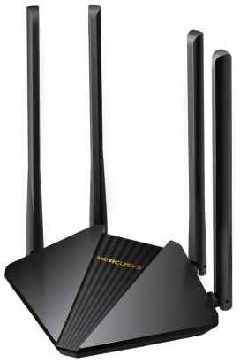 Wi-Fi роутер Mercusys MR1200G 802.11abgnac 867Mbps 5 ГГц 2.4 ГГц 2xLAN — черный 2034082981