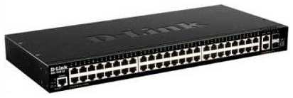D-Link DGS-1520-52/A1A Управляемый L3 стекируемый коммутатор с 48 портами 10/100/1000Base-T, 2 портами 10GBase-T и 2 портами 10GBase-X SFP+ 2034082983