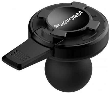 Шаровой держатель для мобильных устройств Rokform Universal Ball Adapter Phone Mount. Материал: алюминий, ТПУ. Цвет: черный