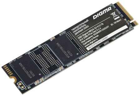 Накопитель SSD Digma PCI-E x4 512Gb DGSM3512GS33T MEGA S3 M.2 2280 2034087611