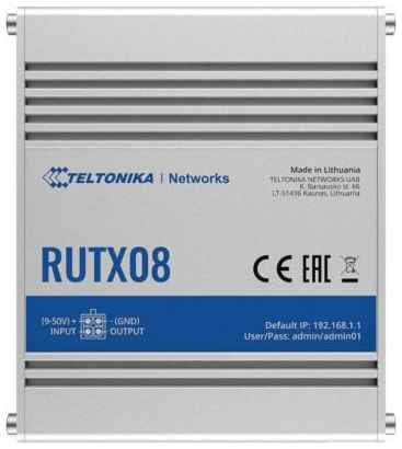 Телтоника Промышленный маршрутизатор Teltonika RUTX08 RUTX08010000