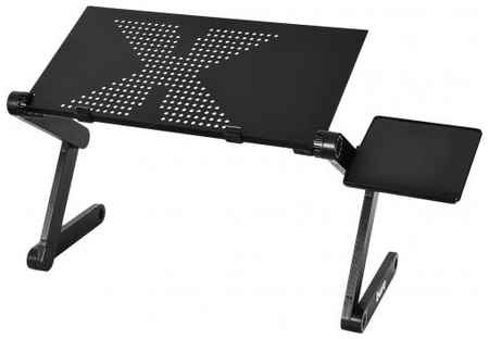 Бюрократ Стол для ноутбука Buro BU-804 столешница металл черный 48x26см