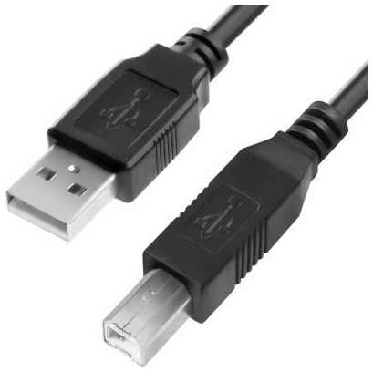 Green Connection Кабель 1.0m USB 2.0, AM/BM, черный 2034088594