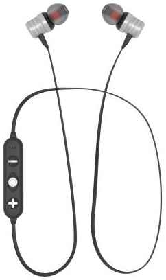 Наушники Bluetooth вакуумные с шейным шнурком More choice BG20 (Silver) 2034089136