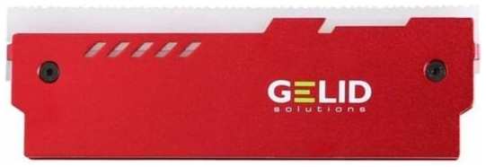 Радиаторы для DDR памяти GELID LUMEN Red, совместимы с DDR2/DDR3/DDR4, включая LP, 2шт, красные, RGB подсветка 2034091345