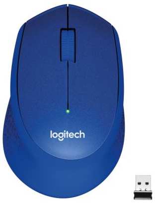 Мышь беспроводная Logitech M330 синий USB + радиоканал 2034092787