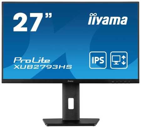 Монитор Iiyama 27 ProLite XUB2793HS-B5 черный IPS LED 16:9 HDMI M/M матовая HAS Piv 300cd 178гр/178гр 1920x1080 75Hz FreeSync DP FHD 6.7кг 2034093778