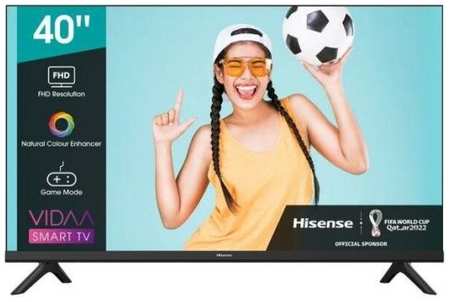 Телевизор Hisense 40A4K черный 2034094072