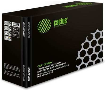 Картридж лазерный Cactus CSP-CF289Y (20000стр.) для HP LJ M507/MFP M528