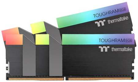Оперативная память для компьютера 16Gb (2x8Gb) PC4-24000 3000MHz DDR4 DIMM CL16 Thermaltake TOUGHRAM RGB R009D408GX2-3000C16B
