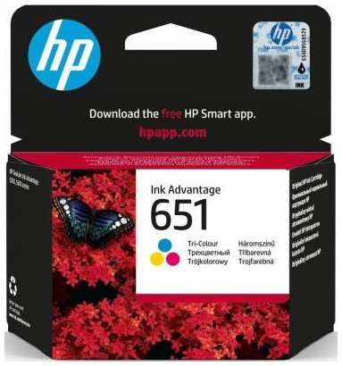 Картридж/ HP 651 Tri-colour Ink Cartridge 2034094977