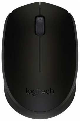 Мышь беспроводная Logitech B170 чёрный USB + радиоканал 2034096032