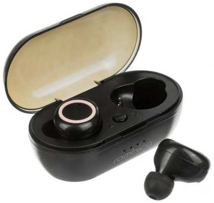 Наушники ROMBICA Mysound Air Pale, Bluetooth, вкладыши, черный/красный [bt-h028] 2034096056